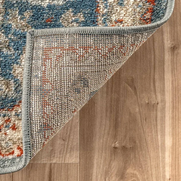 nuLOOM Luna 8 x 10 Blue Indoor Medallion Area Rug - OWLN03A-8010