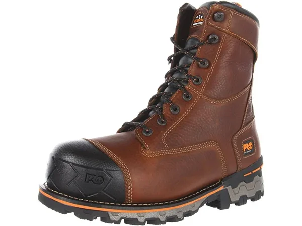 Timberland Pro Men's 8 in. Boondock Soft Toe Waterproof Insulated Work Boot - Brown