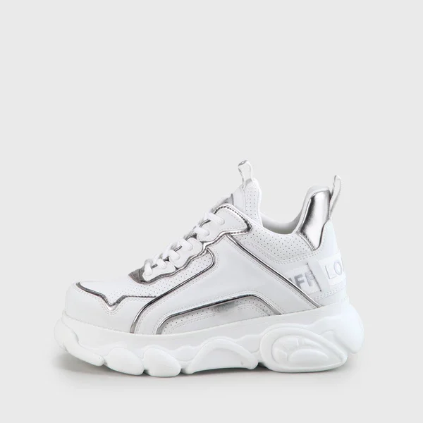 Buffalo CLD Chai Sneaker Vegan, white/tin, Size 41