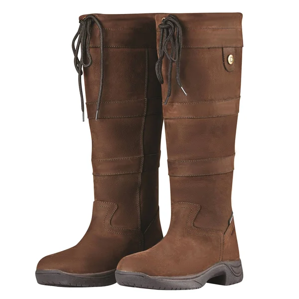 Dublin Ladies River Boots III Wide - 8 - Black