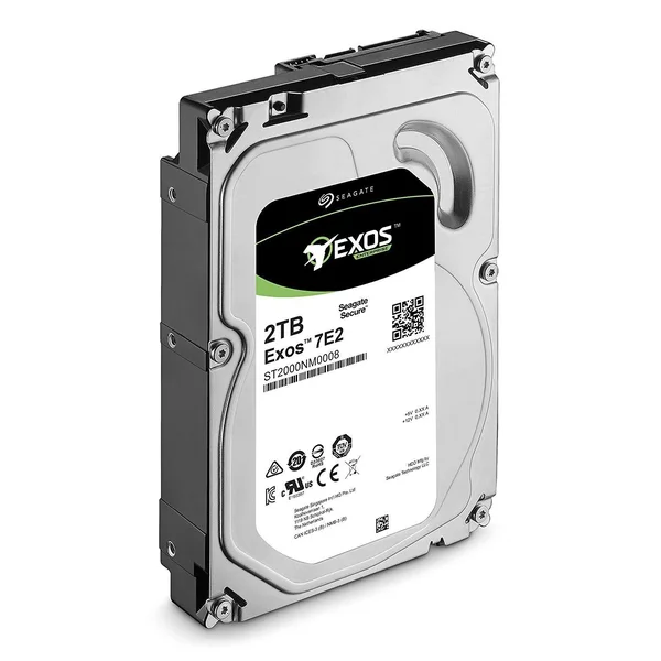 Seagate Exos 7E2 1 TB Internal HDD - 3.5x22 - ST1000NM0008 - SATA 6Gb/s - 7 - 200 rpm