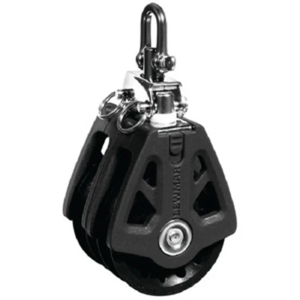 Lewmar - 29926002BK 60mm Double Block Synchro