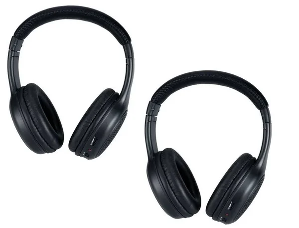 GMC Acadia Headphones - Leather Look Wireless DVD Headsets - Black
