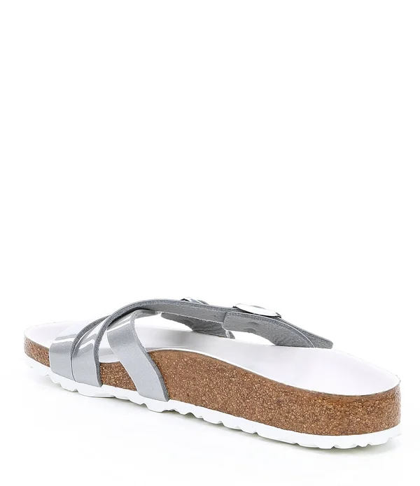 Birkenstock Women's Yao Slide Sandals - Silver