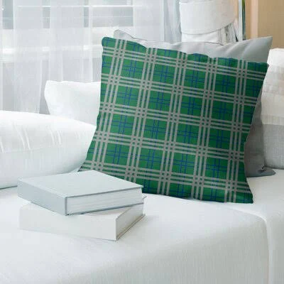 Square Pillow Cover & Insert East Urban Home Color: Green/Blue/Silver - Size: 26x22 x 26