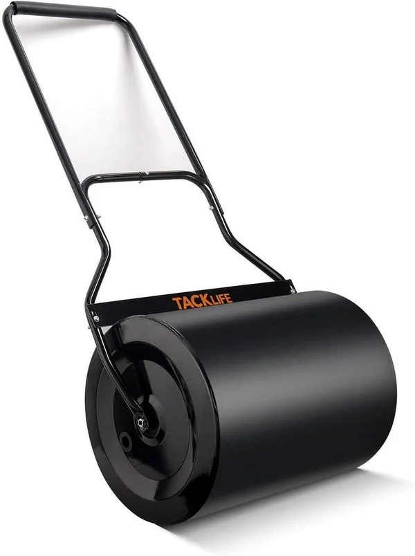 Tacklife Lawn Roller, Tow Behind Water Filled Roller Push 16 by 20-inch Hr60l