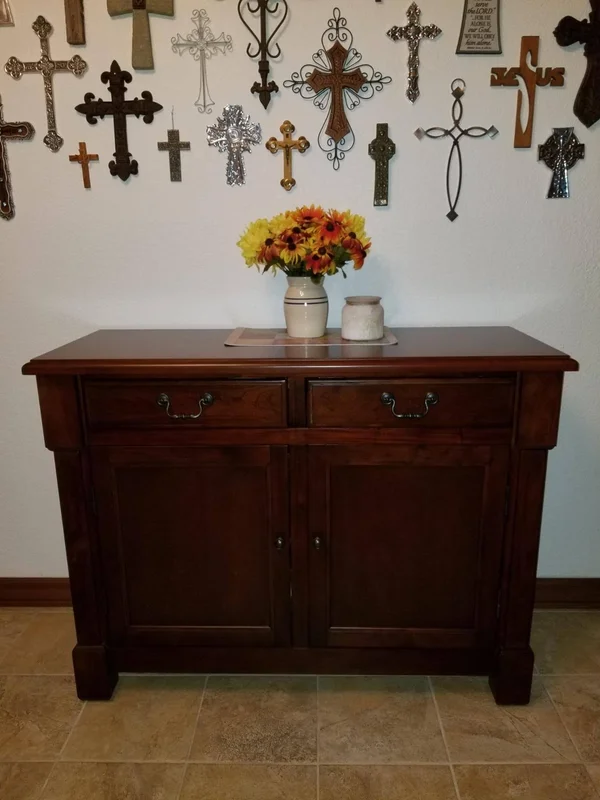 Home Styles 5520-61 36x22 Aspen Buffet - Rustic Cherry