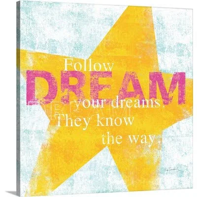 &Letterpress Dream& by Sue Schlabach Graphic Art Print Great Big Canvas Format: Canvas - Size: 20x22 H x 20x22 W x 1.5x22 D