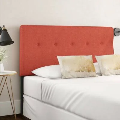 Brayden Studio Cambra Tufted Upholstered Panel Headboard, Size: Queen