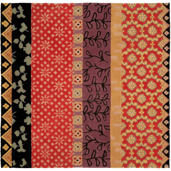 Safavieh Rodeo Drive Rust/Gold Area Rug; Square 8&