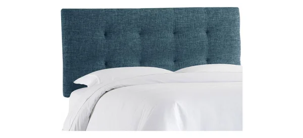 Skyline Zuma Upholstered Tufted Headboard, Size: King, Blue
