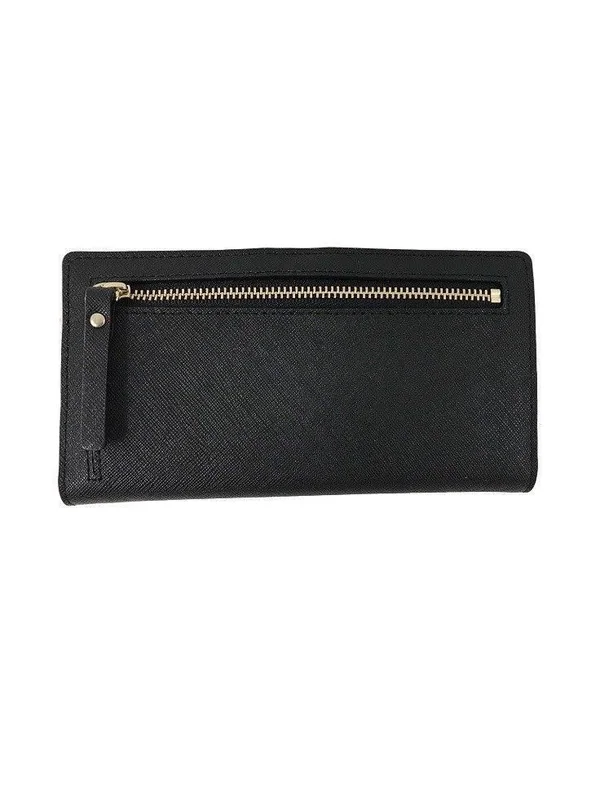Kate Spade Laurel Way Stacy Clutch Wallet Black Leather WLRU2673