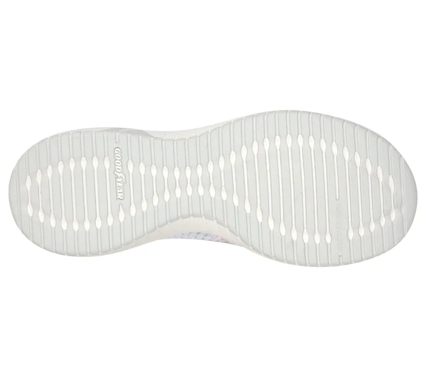 Skechers Ultra Flex Prime - Wondrous Gain White - Multi - Size 8.0