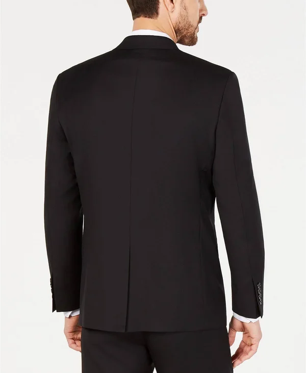 Lauren Ralph Lauren Men's Classic-Fit UltraFlex Stretch Black Suit Jacket 43r