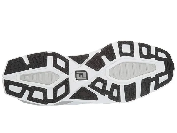 FootJoy Men's Pro|SL Spikeless Golf Shoes Size 7.5, White/Gray