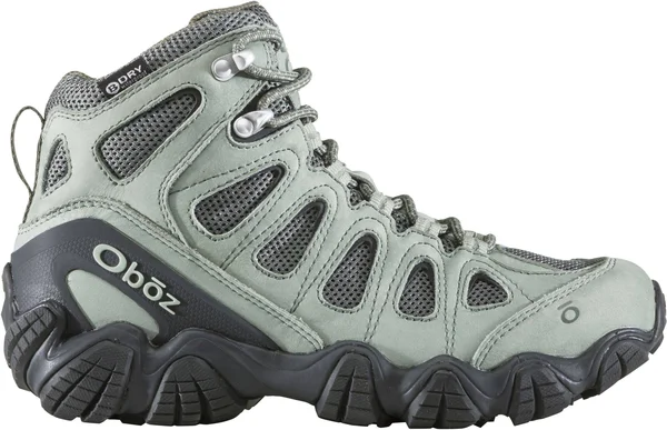 Oboz Women's Sawtooth II Mid B-Dry (7.5 Pewter/Violet)