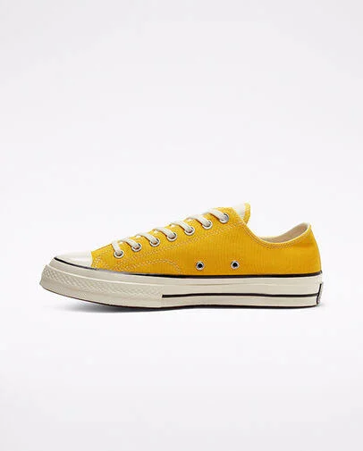 Converse Varsity Remix Chuck 70 (Yellow Size 3.5) Unisex Canvas Shoes
