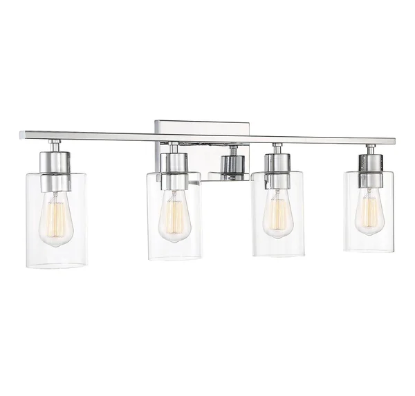 Savoy House-8-2149-4-11-Lambert - 4 Light Bath Bar Polished Chrome