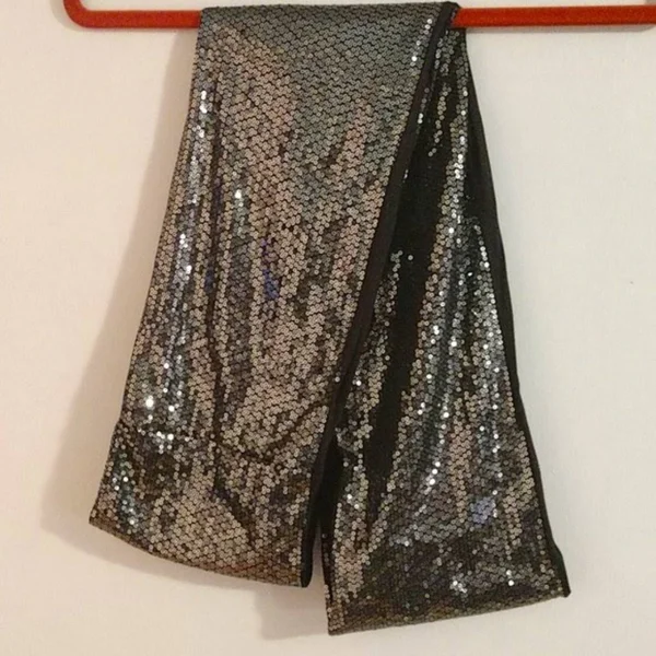 Express Accessories - Express Sequin Infinity Scarf, Color: Black/Silver, Size: Os, Dlynn18's Closet