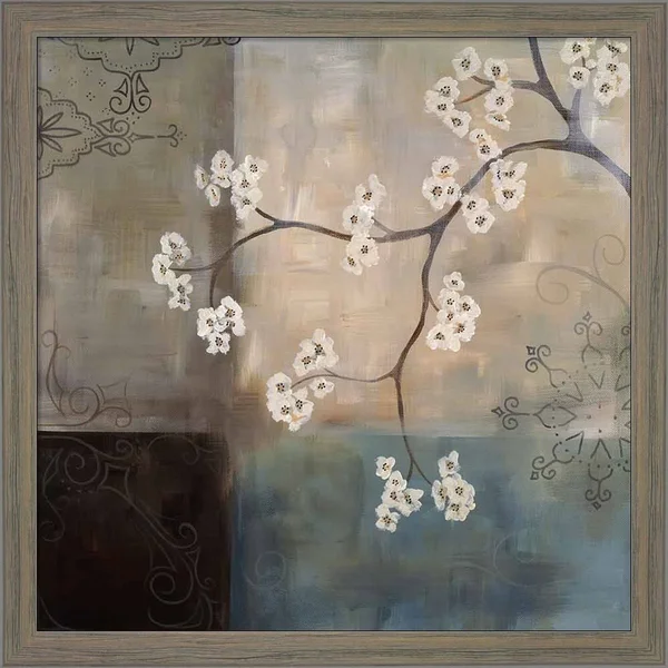 Great Art Now Abstract & Natural Elements by Laurie Maitland - 2 Piece Framed Art Set Each 13.5W x 13.5H, White