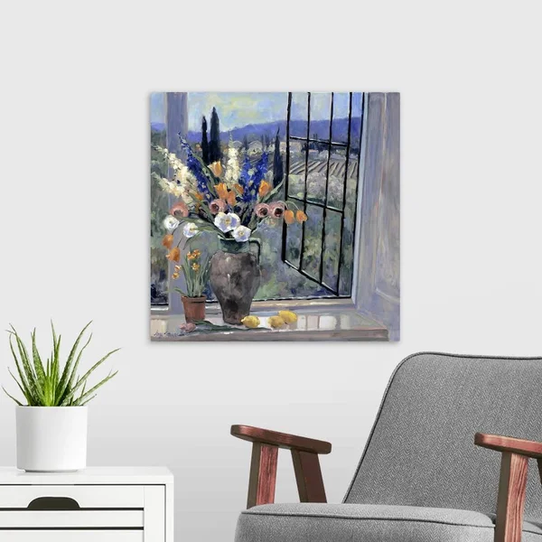 Tuscany Hillside 2 - Large Solid-Faced Canvas Wall Art Print, Great Big Canvas