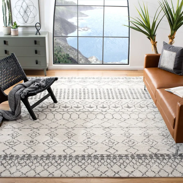 Safavieh Tulum 229 Light Grey - Ivory 4& x 6& Rug