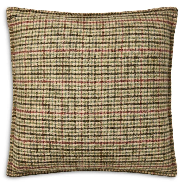 Ralph Lauren Grosvner Plaid Throw Pillow - Green