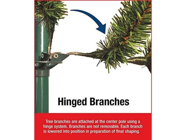 National Tree Newberry Spruce Tree with Dual Color LED Lights 5&