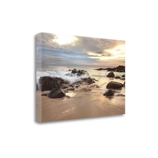 Tangletown Fine Art Laguna Sunset by Janel Pahl - Giclee Print on Gallery Wrap Canvas, 47x22x32x22
