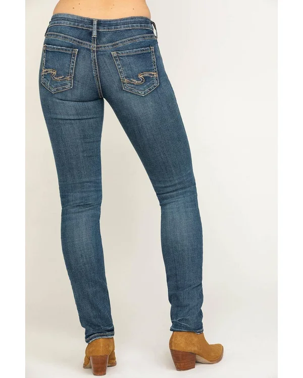 Silver Women's Suki Straight Indigo Jeans