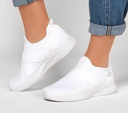 Skechers Women's Bobs Sport Squad 2 Kid Cool Slip-On Sneaker, White