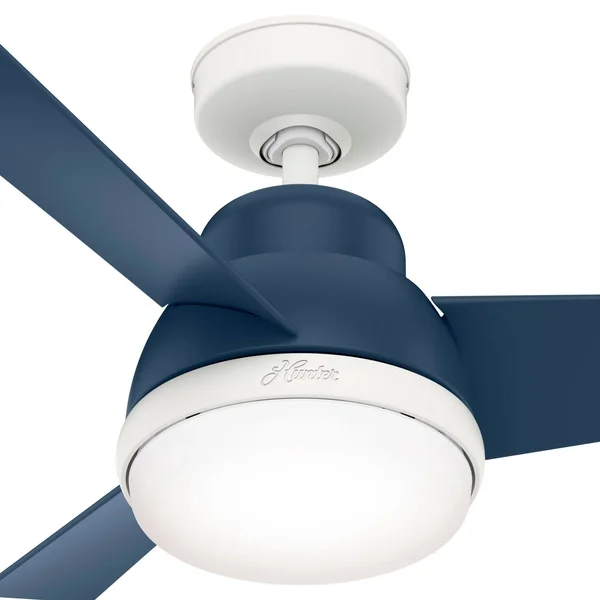 Hunter Fans 51328 Valda with LED Light 36 inch Ceiling Fan in Dove Grey