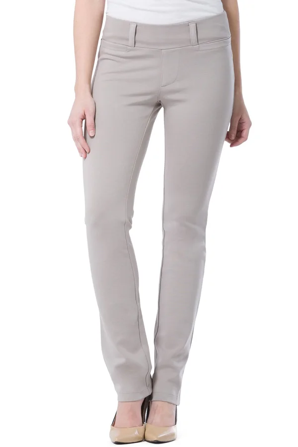 Ponte Pants - Women’s Straight Leg Ponte Dress Pants, Fishers Finery