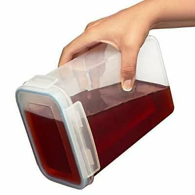 Large Set of 30pc Airtight Food Storage Containers (15 Container Set) - Amsha Kitchen & Pantry Organization - BPA-Free Plast