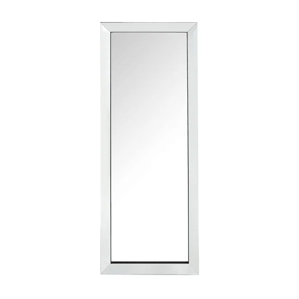 Inspired Home Coral 63-in L x 23.5-in W Silver Polished Floor Mirror, JF147-09NC-LS