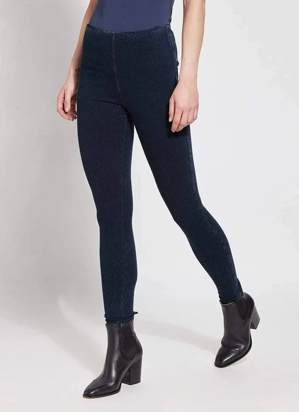 Lysse Toothpick Denim Leggings - Medium - Indigo
