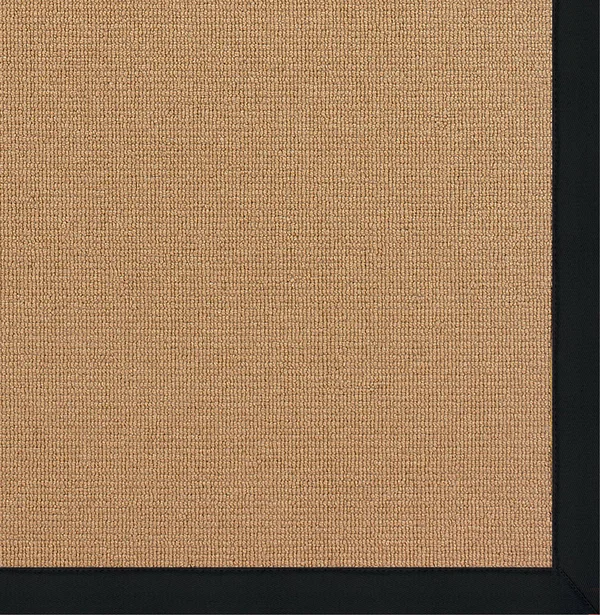 4'x6' Athena Cork Wool Area Rug Black - Linon