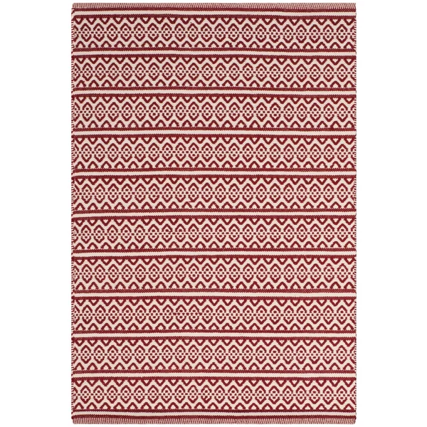 Safavieh Montauk MTK341D 10&0x22 x 14&0x22 Ivory - Black Area Rug
