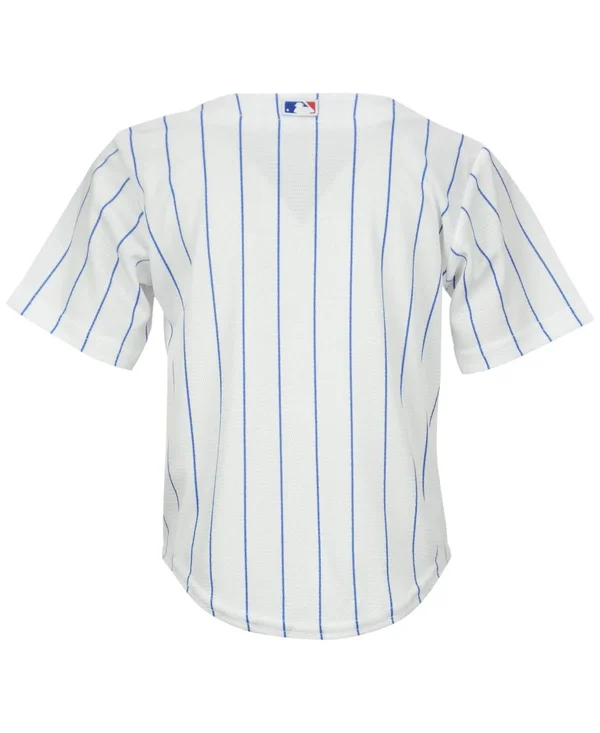 Majestic Chicago Cubs Toddler White Home Official Cool Base Jersey Size: 2T
