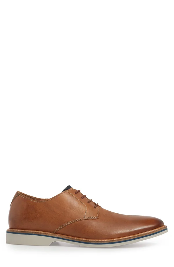 Clarks Men's Atticus Lace Oxford - Tan Leather, 9