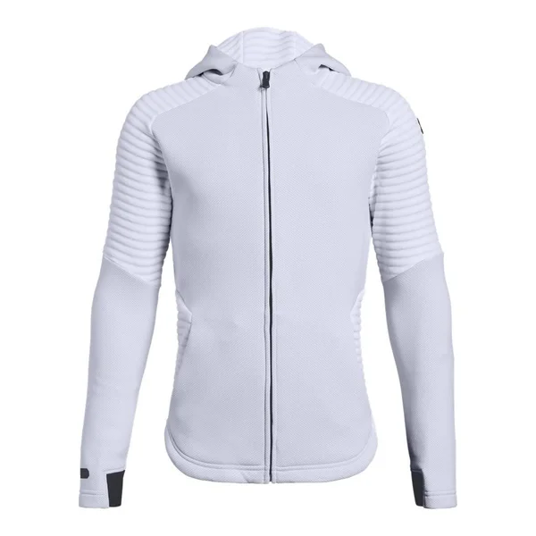 Under Armour Boys' Move Full Zip Hoodie - White - Youth X-Small