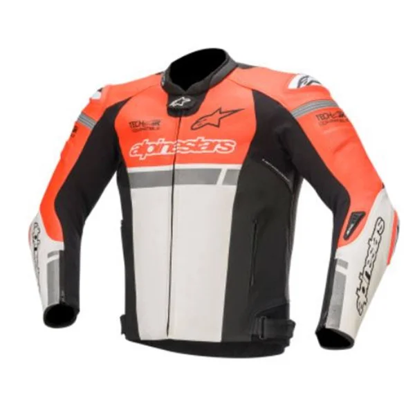 Alpinestars Missile Ignition Airflow Leather Jacket (54 - Red/White/Black)