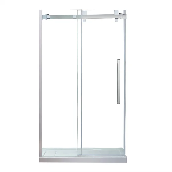 Ove Decors Chester 48 in. Chrome Frameless Sliding Shower Door