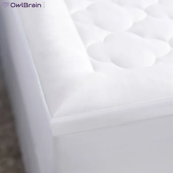 Cozy Classics Clouds Mattress Pad, Size: King, White