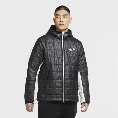 Nike Synthetic Fill Fleece Lined Jacket - Mens - Dark Smoke Grey/Black