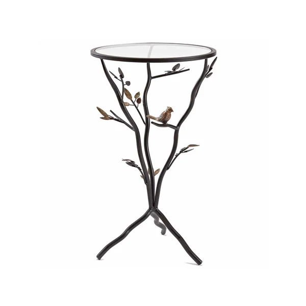 Bird and Branches Tripod Side Table