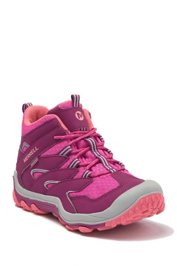 Merrell Chameleon 7 Access Mid Waterproof Boot Size: 11.5M, Berry