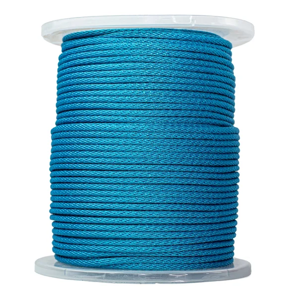 Sgt Knots Solid Braid Nylon Utility Rope - Multipurpose Rope for Commercial Applications - Anchors, Crafts (1/4x22 x 500ft, Royal