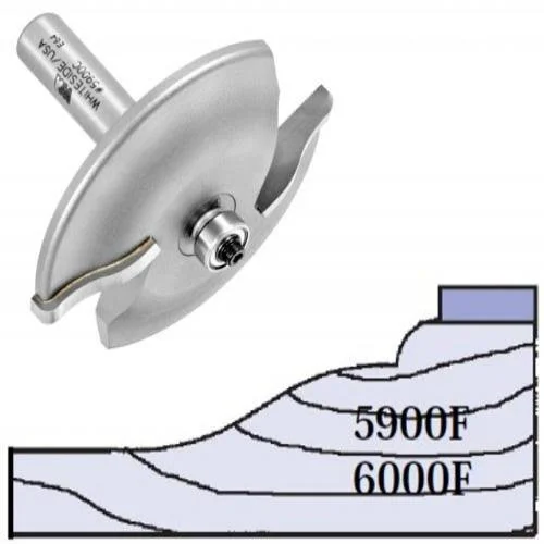 Whiteside Router Bits 5900F Large Raised Panel Profile Bit with 3-1/4-Inch