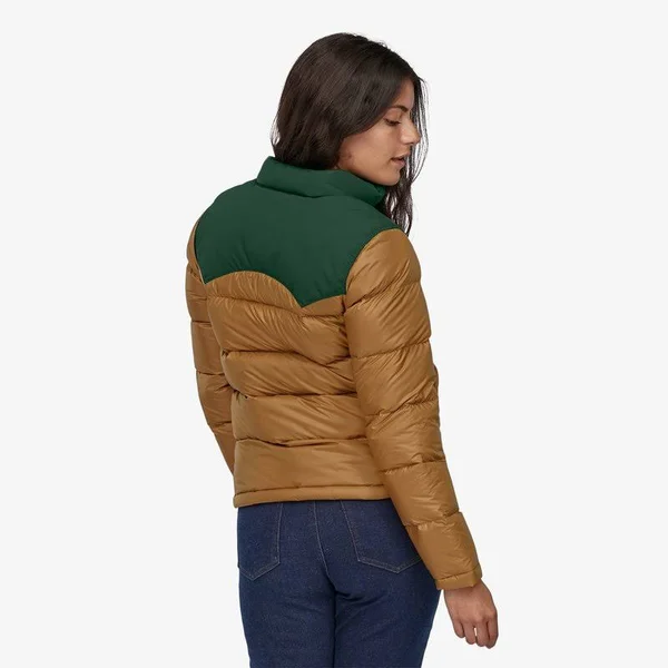 Patagonia Women's Bivy Jacket - Smolder Blue w/Nest Brown, S